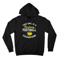 Fantasy League Champ Winner Fantasy Football Champion Hoodie