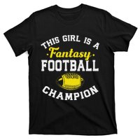 Fantasy League Champ Winner Fantasy Football Champion T-Shirt