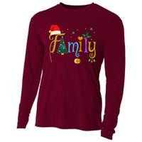 Family Letters Christmas Style Love My Family Christmas Cooling Performance Long Sleeve Crew