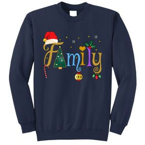 Family Letters Christmas Style Love My Family Christmas Sweatshirt