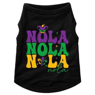 Funny Louisiana Culture We Stand Nola Strongnew Orleans Doggie Tank
