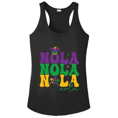 Funny Louisiana Culture We Stand Nola Strongnew Orleans Ladies PosiCharge Competitor Racerback Tank