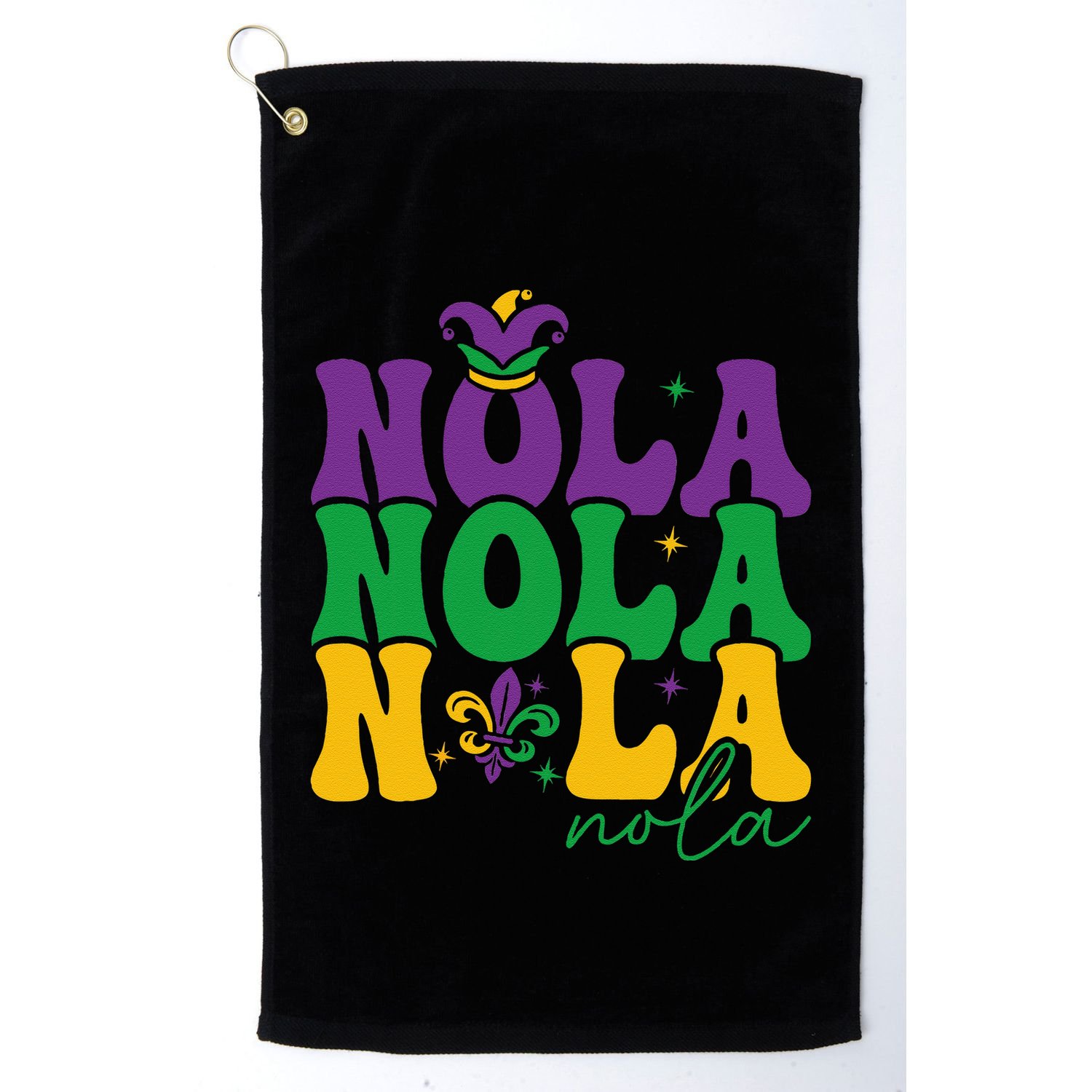 Funny Louisiana Culture We Stand Nola Strongnew Orleans Golf Towel