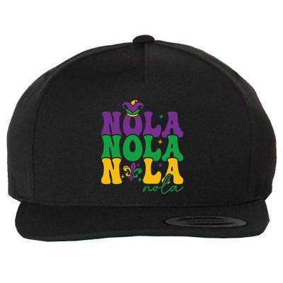 Funny Louisiana Culture We Stand Nola Strongnew Orleans Wool Snapback Cap