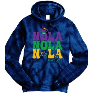 Funny Louisiana Culture We Stand Nola Strongnew Orleans Tie Dye Hoodie