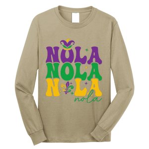 Funny Louisiana Culture We Stand Nola Strongnew Orleans Long Sleeve Shirt