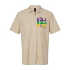 Funny Louisiana Culture We Stand Nola Strongnew Orleans Softstyle Adult Sport Polo