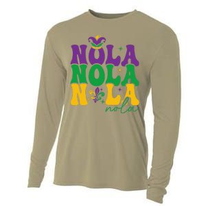 Funny Louisiana Culture We Stand Nola Strongnew Orleans Cooling Performance Long Sleeve Crew