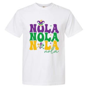 Funny Louisiana Culture We Stand Nola Strongnew Orleans Garment-Dyed Heavyweight T-Shirt