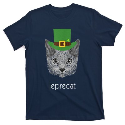 Funny Leprechaun Cat Leprecat St Patricks Day T-Shirt