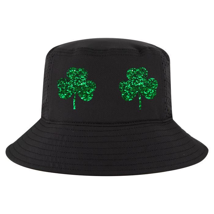 Four Leaf Clover Boobs Lucky St Patricks Day Cool Comfort Performance Bucket Hat