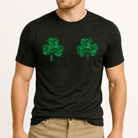 Four Leaf Clover Boobs Lucky St Patricks Day Performance Shirt