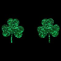 Four Leaf Clover Boobs Lucky St Patricks Day Performance Shirt