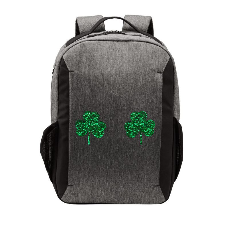 Four Leaf Clover Boobs Lucky St Patricks Day Vector Backpack