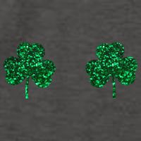 Four Leaf Clover Boobs Lucky St Patricks Day Vector Backpack