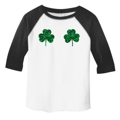 Four Leaf Clover Boobs Lucky St Patricks Day Toddler Fine Jersey T-Shirt