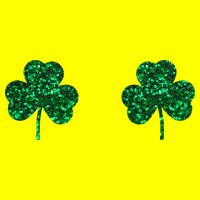 Four Leaf Clover Boobs Lucky St Patricks Day T-Shirt