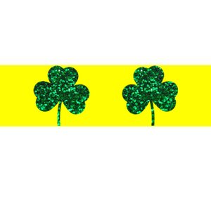 Four Leaf Clover Boobs Lucky St Patricks Day Bumper Sticker