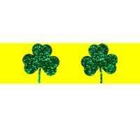 Four Leaf Clover Boobs Lucky St Patricks Day Bumper Sticker