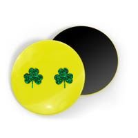 Four Leaf Clover Boobs Lucky St Patricks Day Magnet