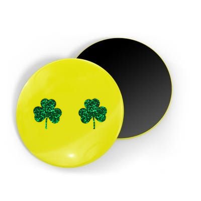 Four Leaf Clover Boobs Lucky St Patricks Day Magnet