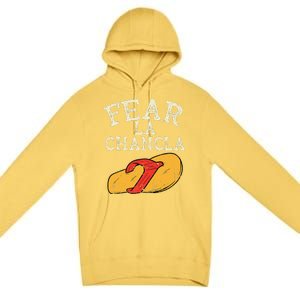 Fear La Chancla Funny Cinco De Mayo Spanish Mexican Premium Pullover Hoodie