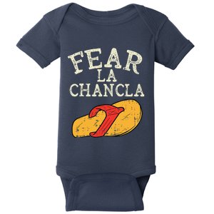 Fear La Chancla Funny Cinco De Mayo Spanish Mexican Baby Bodysuit