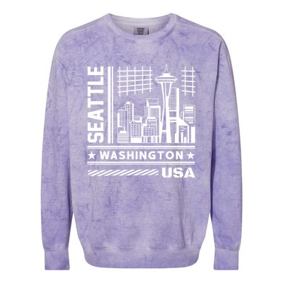 Famous Landmarks Cute Gift Colorblast Crewneck Sweatshirt