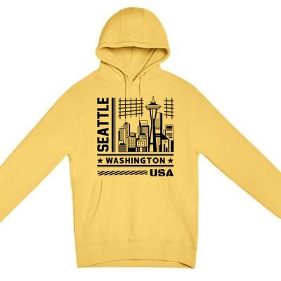 Famous Landmarks Cute Gift Premium Pullover Hoodie