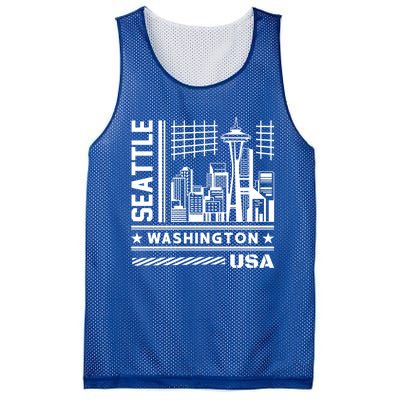 Famous Landmarks Cute Gift Mesh Reversible Basketball Jersey Tank