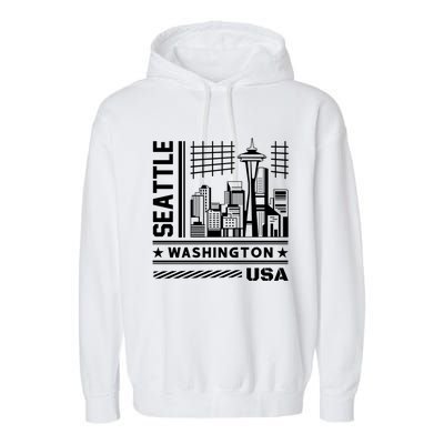 Famous Landmarks Cute Gift Garment-Dyed Fleece Hoodie