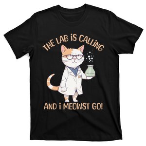 Funny Lab Cat Laboratory Chemistry T-Shirt