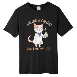 Funny Lab Cat Laboratory Chemistry Tall Fusion ChromaSoft Performance T-Shirt