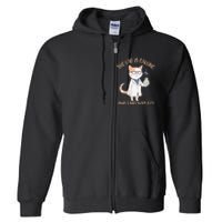 Funny Lab Cat Laboratory Chemistry Full Zip Hoodie