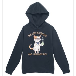 Funny Lab Cat Laboratory Chemistry Urban Pullover Hoodie