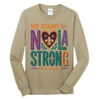 Funny Louisiana Culture T Vintag Stand Nola Strong Appare Tall Long Sleeve T-Shirt