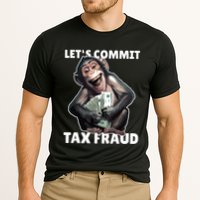Funny Lets Commit Tax Fraud Monkey Outfit Tax Day Sayings Cooling Performance Crew T-Shirt