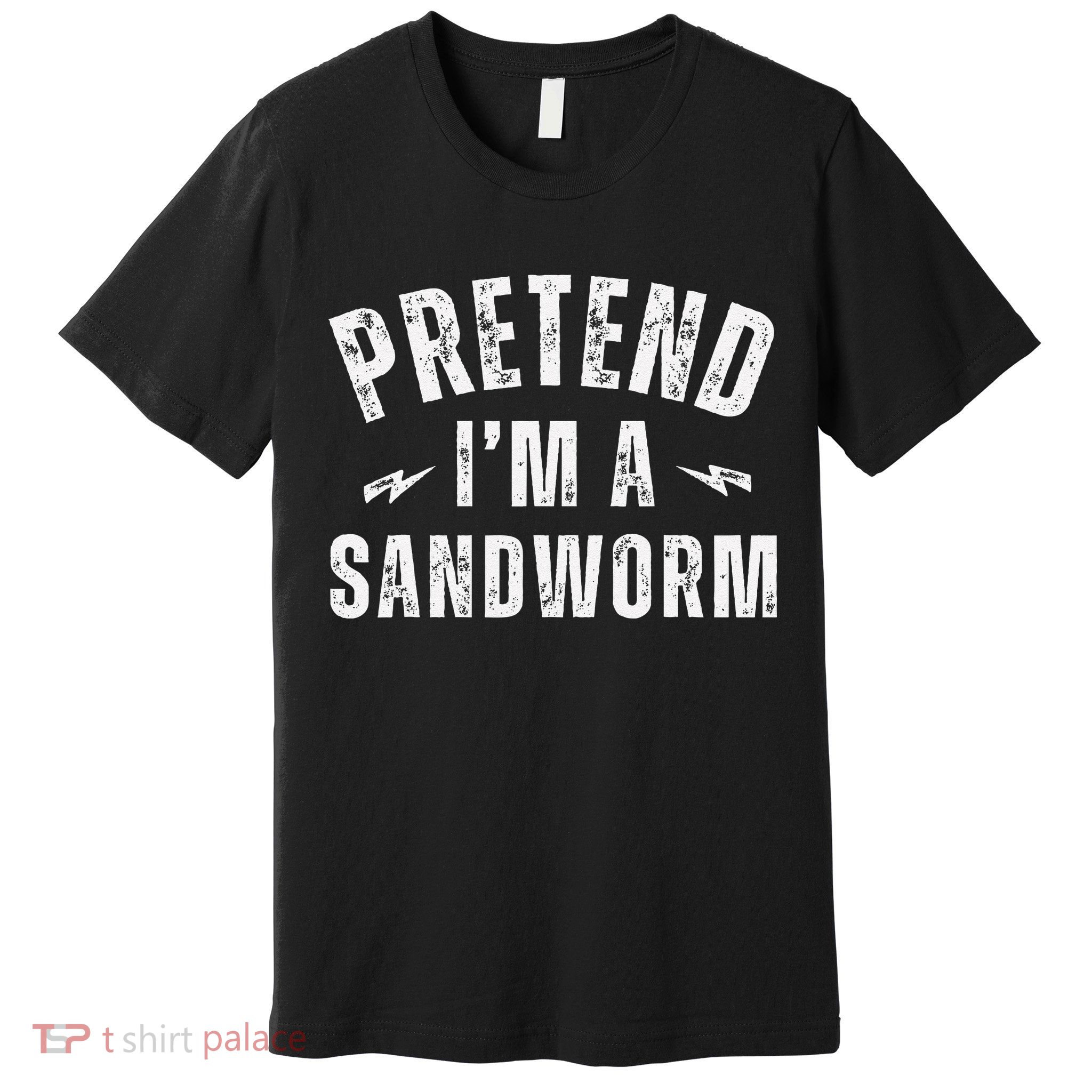 Funny Lazy Costume Last Minute Pretend IM A Sandworm Premium T-Shirt