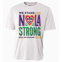 Funny Louisiana Culture T Vintag We Stand Nola Strong Appare Cooling Performance Crew T-Shirt