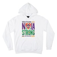 Funny Louisiana Culture T Vintag We Stand Nola Strong Appare Hoodie