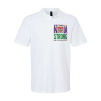 Funny Louisiana Culture T Vintag We Stand Nola Strong Appare Softstyle Adult Sport Polo