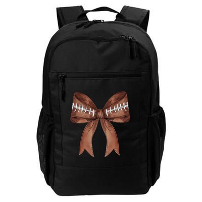 Football Lover Cute Bow Fall Backpack
