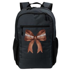 Football Lover Cute Bow Fall Daily Commute Backpack