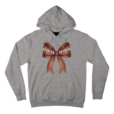 Football Lover Cute Bow Fall Hoodie