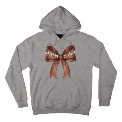 Football Lover Cute Bow Fall Tall Hoodie