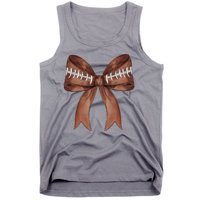 Football Lover Cute Bow Fall Tank Top