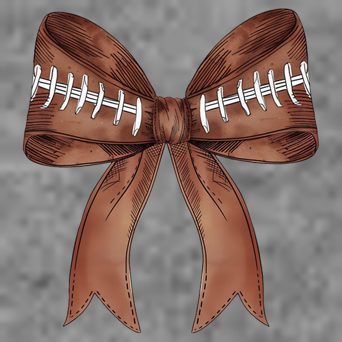 Football Lover Cute Bow Fall Kids T-Shirt