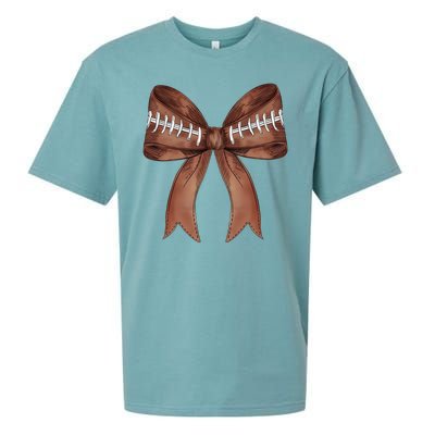 Football Lover Cute Bow Fall Sueded Cloud Jersey T-Shirt