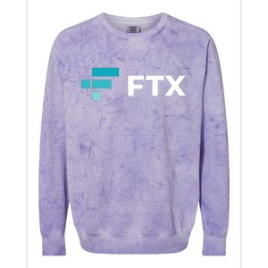 FTX Logo Crypto Cryptocurrency FTT Coin Colorblast Crewneck Sweatshirt