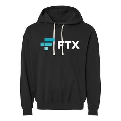 FTX Logo Crypto Cryptocurrency FTT Coin Garment-Dyed Fleece Hoodie